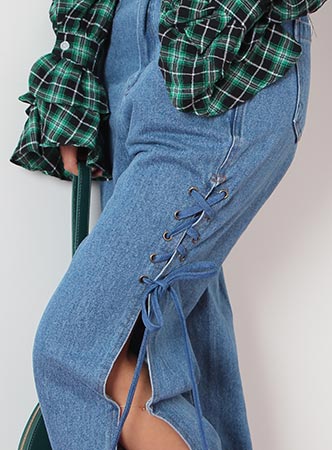 corset denim jeans (2 sizes)
