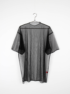 mesh layered box T-shirts (2 colors) 