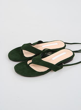 toe strap sandals (2 colors) 