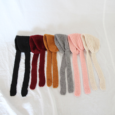 knit bonnet earmuff (6 colors)