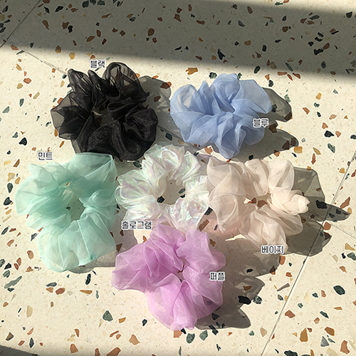 spring big scrunchie (6 colors)