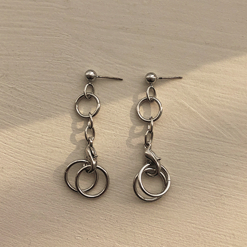 O ring+ hook earring
