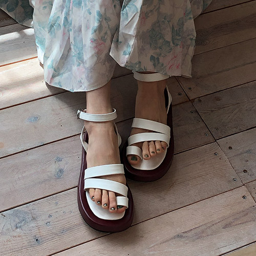 toe loop sandals (2 colors)