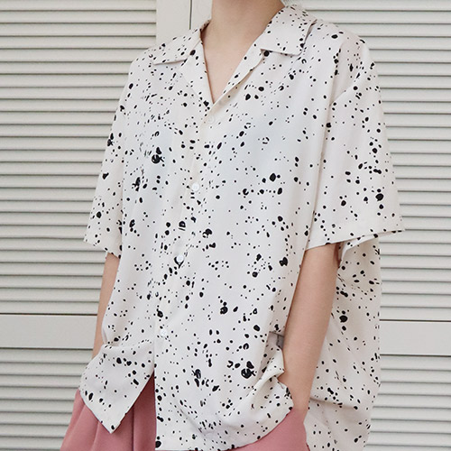 dalmatian pattern shirts(3 colors)