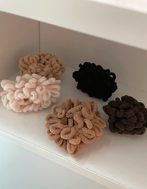 curly scrunchie (5 colors)