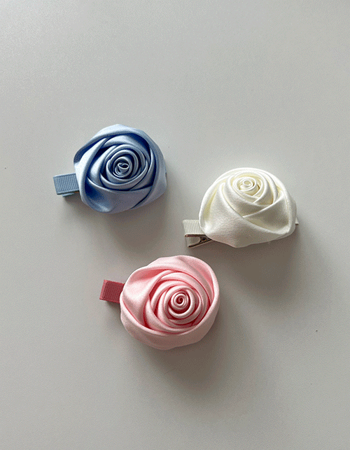rose clip (3colors)