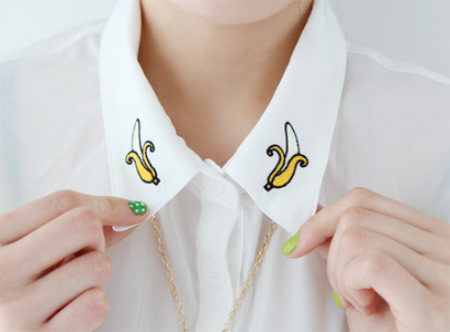 banana blouse (2color)