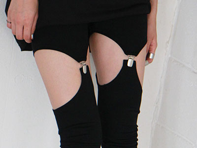 garter belt leggings 