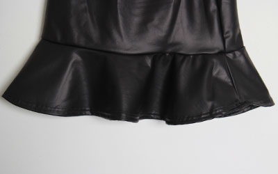 mermaid leather skirt