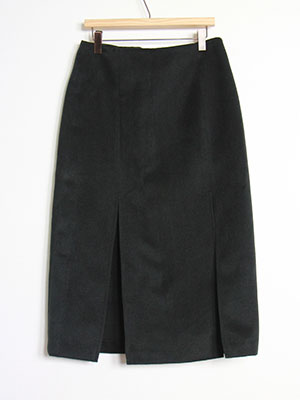 cut out wool skirt (3 color)