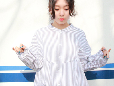 china shirt stripe dress (3 colors)