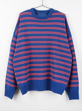 2 line stripe knit sweater (3 colors) 