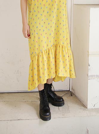 flower slip dress (2 colors)