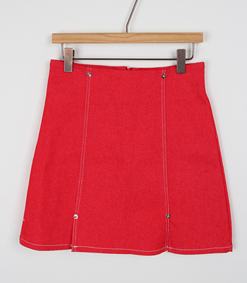 slit  mini skirt (2 colors)  