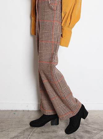 hound tooth check pants