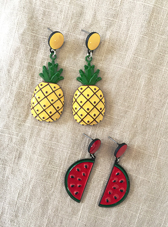 fruit earring (2 types)