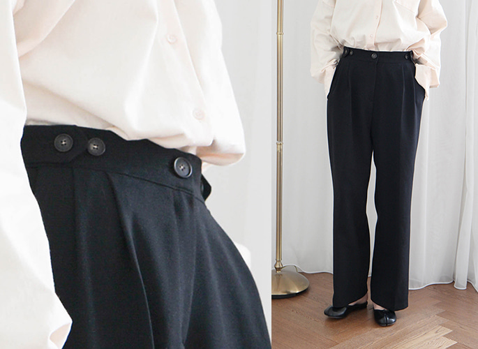2 buttons tucking pants