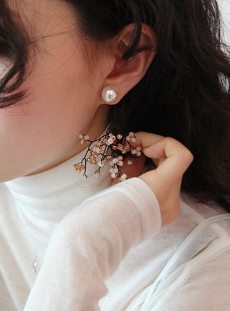 beads tree earrings (2 colors)