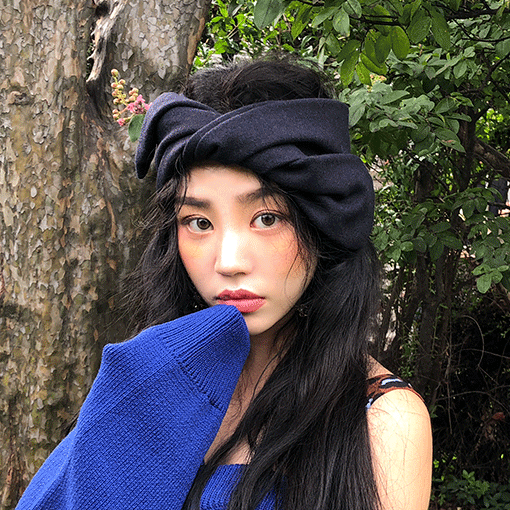Wool turban hair band (2 colors)