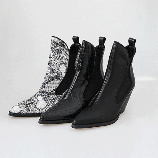 western ankle boots (3 types)