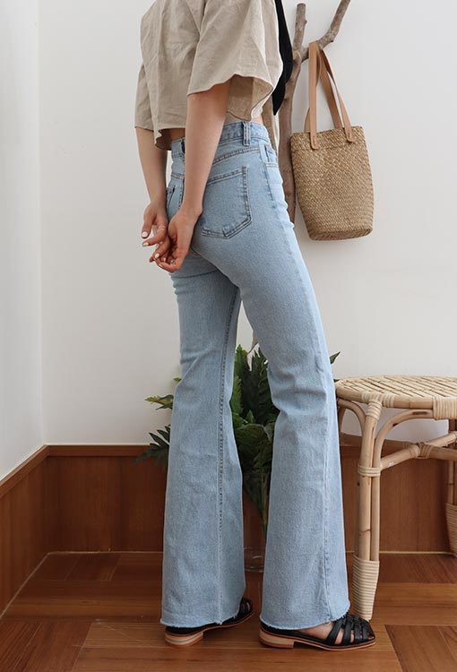 LONG flare jeans(3 colors)