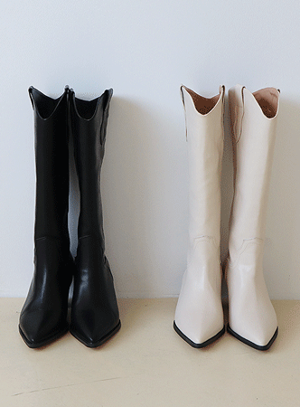 minimal western boots (2 colors)