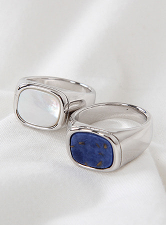 mini stemp ring (2 colors)