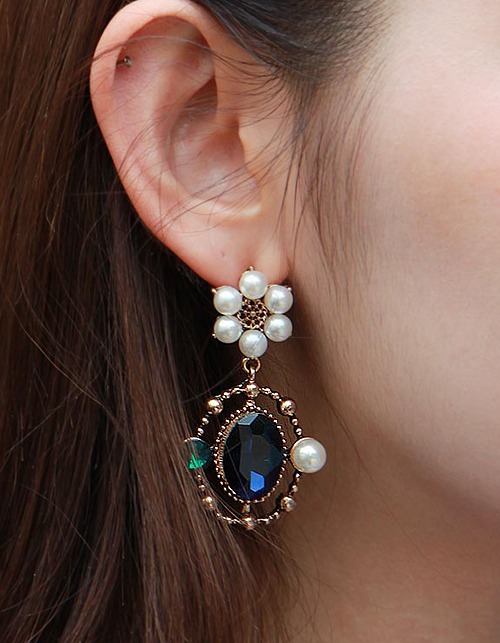 blue moon earring