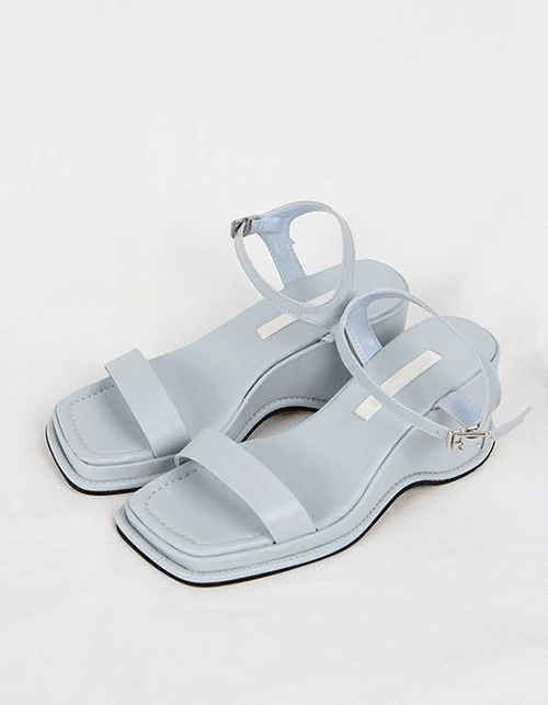 simple wedge heel sandal (3 colors)