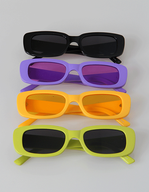 toy square sunglass (4 colors)