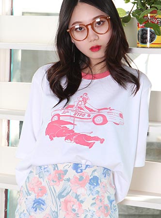 crocodile T (only pink)