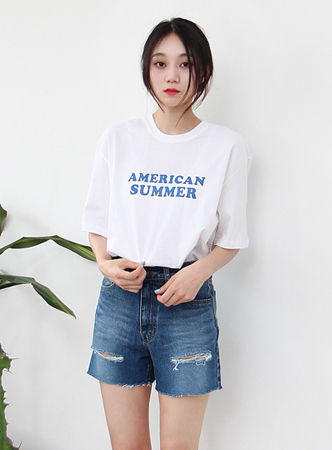 American summer t-shirt (4 colors)