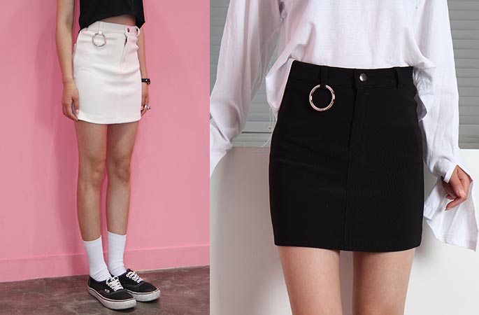 O ring skirt (2 colors) 