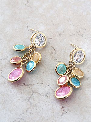 candy glass earring