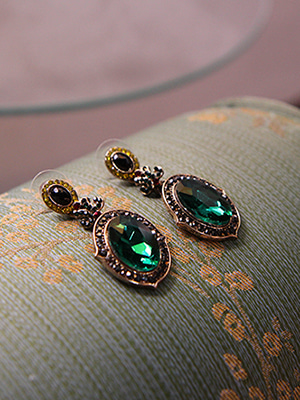 green big jewelry earring