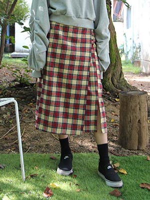 check long wrap skirt (3 colors) 