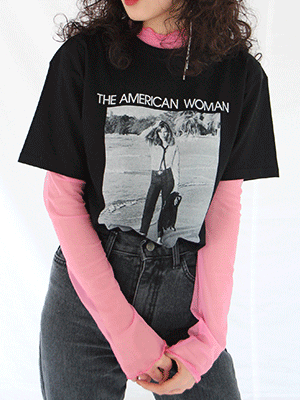 THE AMERICAN WOMAN T (3 colors)