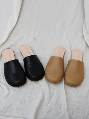 round toe slipper (2 colors)