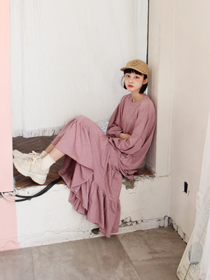 daily mtm + layer long skirt (3 colors)