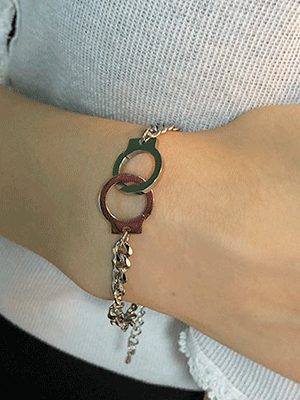 handcuff necklace/bracelet (2 types)