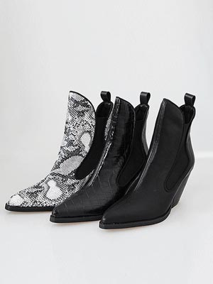 western ankle boots (3 types)