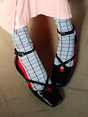 cross strap sandal(2 colors)