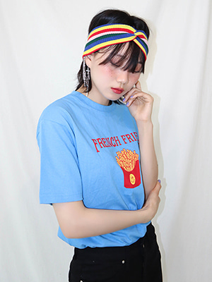 french fries T-shirts (3 colors)
