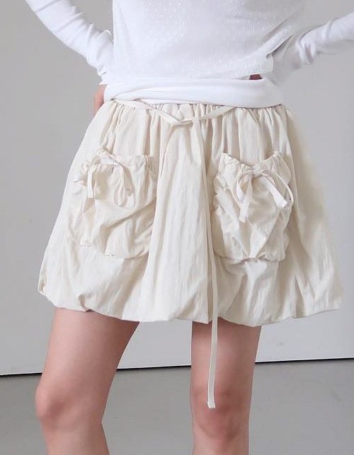 pumkin mini skirt(2 colors)