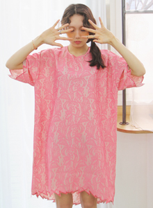 lace pattern dress (2colors)