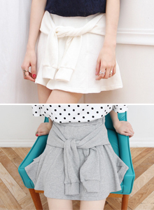 knot skirt (2color)
