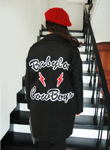 reversal patch jacket (2 color)
