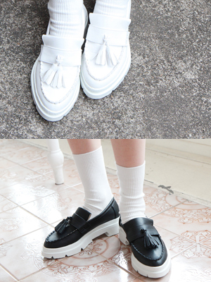 stiletto tassel shoes (2 color)