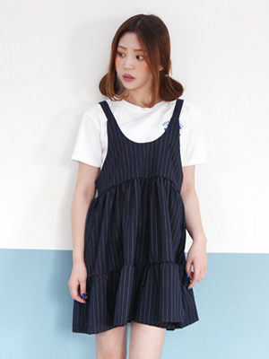 frill camisole ops (only navy stripe)