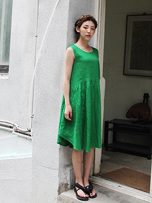 linen dress (4 colors)